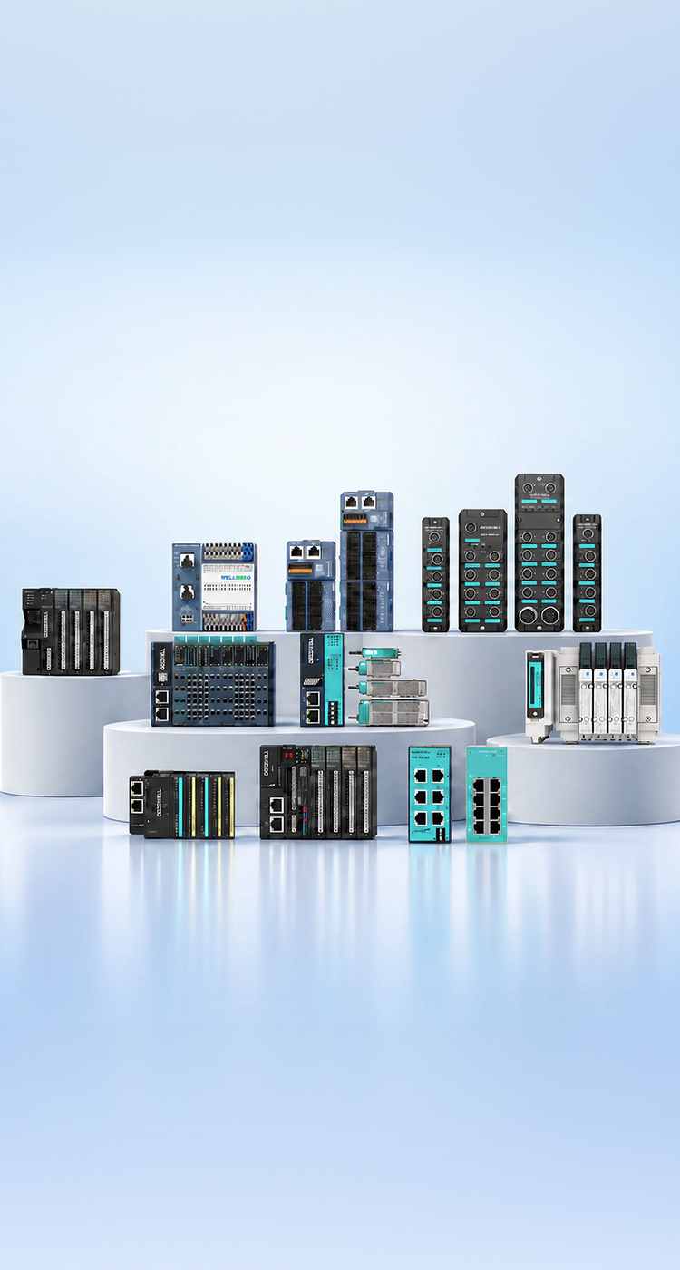 DECOWELL 산업용 네트워크 I/O 모듈 제품군